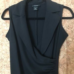 Express black wrap dress